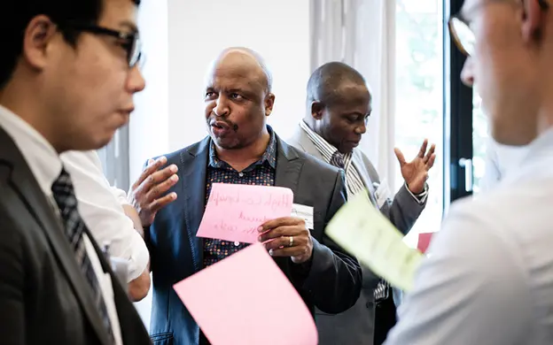 People in a meeting