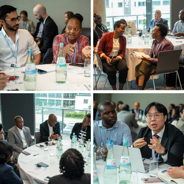 Speakers at the peer exchange event