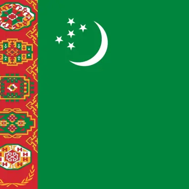 Turkmenistan Flag